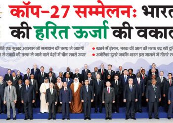 कॉप-27 सम्मेलन: भारत ने की हरित ऊर्जा की वकालत