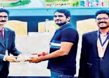 हिमांशु नागर को इंडिया वाटर वीक में मिला पहला स्थान