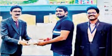 हिमांशु नागर को इंडिया वाटर वीक में मिला पहला स्थान