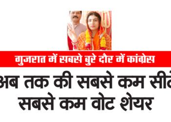गुजरात में सबसे बुरे दौर में कांग्रेस