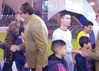 अमिताभ ने रोनाल्डो-मेसी से की मुलाकात