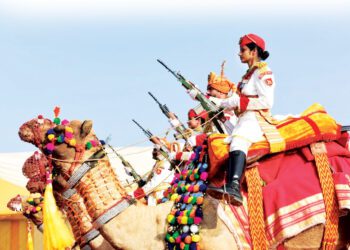 बीएसएफ  का ऊंट सवार महिला दस्ता पहली बार गणतंत्र दिवस परेड में