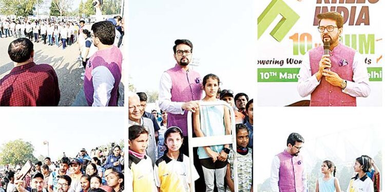 ‘खेलो इंडिया दस का दम’ कार्यक्रम का भव्य शुभारंभ