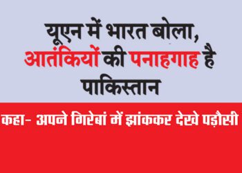 यूएन में भारत बोला, आतंकियों की पनाहगाह है पाकिस्तान
