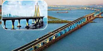 Country's largest bridge built on the sea