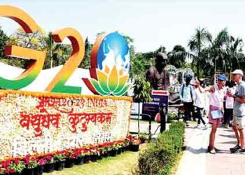 NDMC area decorated for G20
