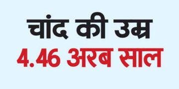 Moon's age 4.46 billion years