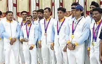 भारतीय सेना ने एशियन गेम्स में मेडल जीतने वाले जवानों के सम्मान में कार्यक्रम का आयोजन किया। यह सम्मान समारोह दिल्ली के मानेकशॉ सेंटर में आयोजित हुआ