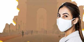 Delhi covered with a blanket of pollution