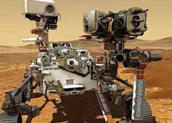 There was once a flowing river and a lake on Mars.