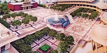 Preparation to connect Banke Bihari Temple with Greater Noida