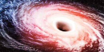 Black hole rotating at catastrophic speed, changing space time