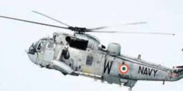 Missile fired from helicopter will destroy enemy ship