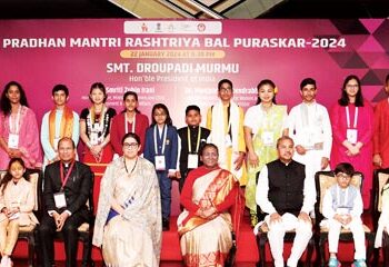 19 बाल प्रतिभाओं को राष्ट्रीय सम्मान