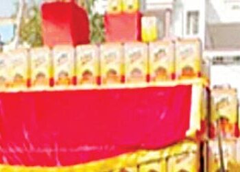 2100 barrels of mustard oil from Jaipur