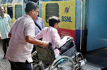 Government will become more 'friendly' for disabled people at railway stations