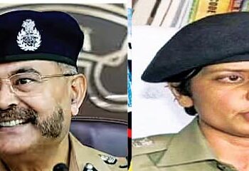 Gallantry Award to DG Prashant Kumar and IG Manzil Saini