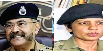 Gallantry Award to DG Prashant Kumar and IG Manzil Saini