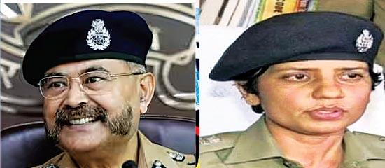 Gallantry Award to DG Prashant Kumar and IG Manzil Saini