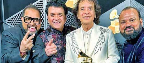 Grammy Award to Shankar Mahadevan and Zakir Hussain