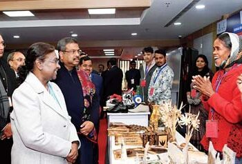 Murmu was happy to hear the story of rural women becoming self-reliant