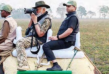 Kaziranga Park became a witness to PM Modi's love for nature