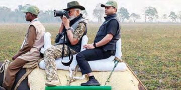 Kaziranga Park became a witness to PM Modi's love for nature
