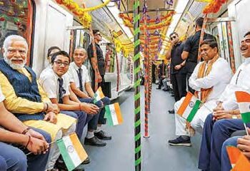 The country got its first underwater metro