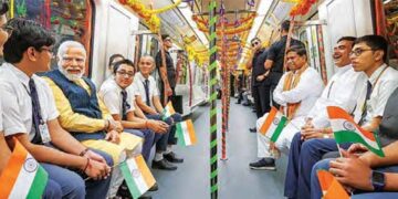 The country got its first underwater metro