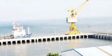 India's port in China's friend's house