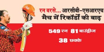 Runs rained... flood of records in RCB-SRH match