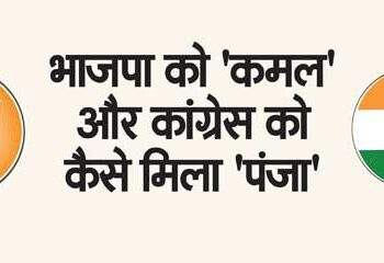 How did BJP get 'Lotus' and Congress 'Panja'?
