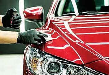 High quality glass coating used for cooling in luxury cars