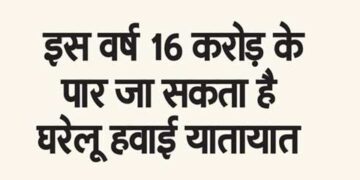Domestic air traffic may cross 16 crore this year