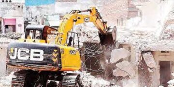Demolition proceedings of illegal Akbarnagar colony resumed