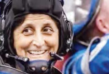 Sunita became the first woman to fly a spacecraft