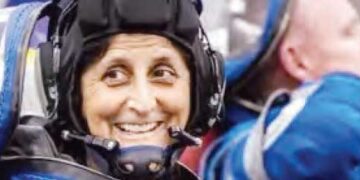 Sunita became the first woman to fly a spacecraft