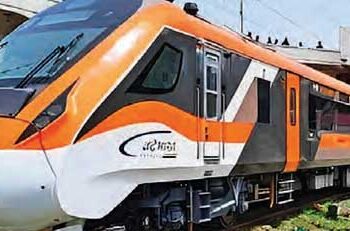 Get ready to travel in the comfortable Vande Metro train