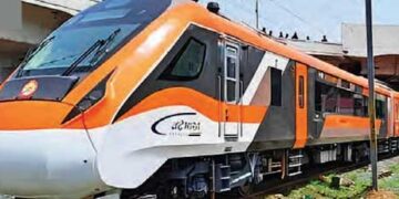 Get ready to travel in the comfortable Vande Metro train