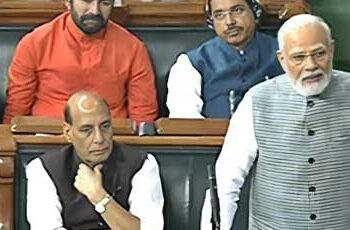 modi in parliament