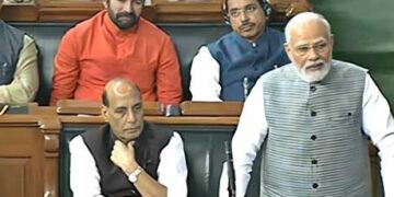 modi in parliament