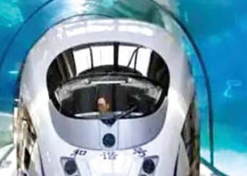 Bullet train will run under the sea
