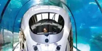Bullet train will run under the sea