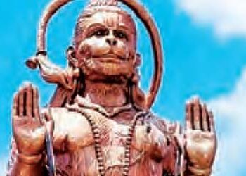 Consecration of 90 feet high statue of Hanuman ji in Texas