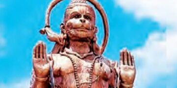 Consecration of 90 feet high statue of Hanuman ji in Texas