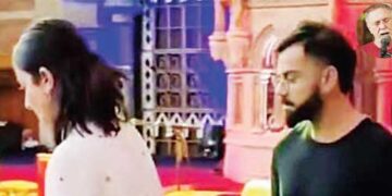 Virat Kohli and Anushka seen in Kirtan in London