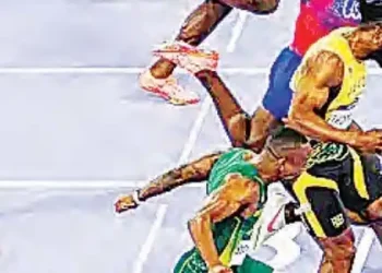 The world's fastest runner was decided by a difference of .005 seconds