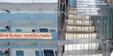 When the school did not repay the loan, the bank employees locked it.