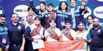 Daughters' sting: Aditi, Pulkit, Neha, Kajal and Mansi became world champions