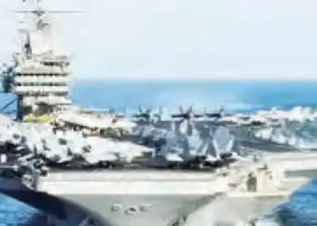 America sent warships and fighter planes to West Asia